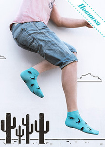 Цветные носки JNRB: Носки Цифровые дины