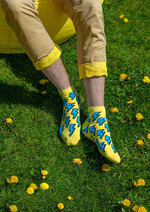Цветные носки JNRB: Носки Молниеносные