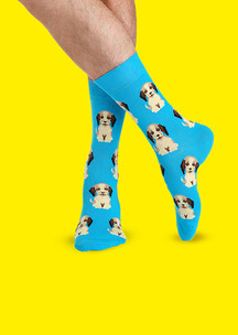 Цветные носки JNRB: Носки Охотничий пёс
