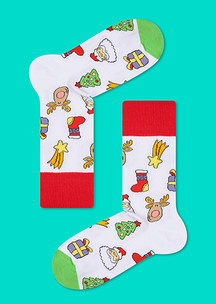 Новогодние носки JNRB: Носки Рождественский каламбур