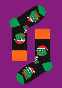 С ползучими гадами JNRB: Носки Зеленый красавец