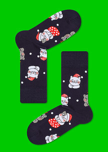 Цветные носки JNRB: Носки Хитрые котята