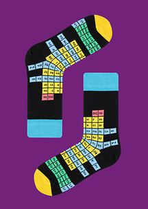 В клетку JNRB: Носки Таблица Менделеева