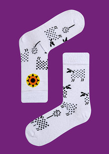 С орнаментом JNRB: Носки Шерстяные