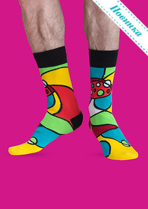 Цветные носки JNRB: Носки Мухоморные