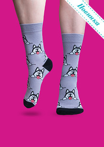 Цветные носки JNRB: Носки Счастливый пёс