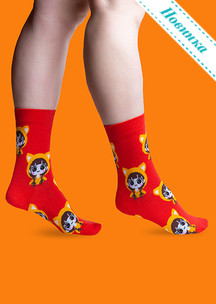 Цветные носки JNRB: Носки Девочки-лисички