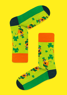 Цветные носки JNRB: Носки Зеленые Бармалеи