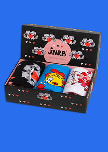 Женские носки JNRB: Набор Влюбленные еноты