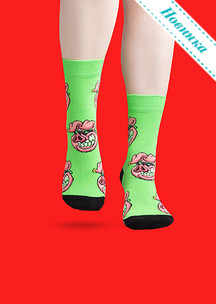 Цветные носки JNRB: Носки Деловой свин