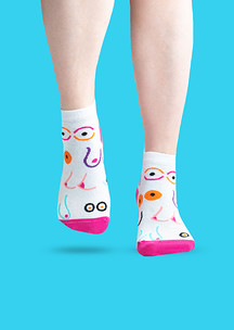 Цветные носки JNRB: Носки Анютины глазки