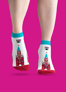 Цветные носки JNRB: Носки Башни Кремля