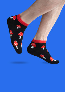 Цветные носки JNRB: Носки Красный мухоморчик