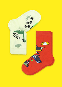 Цветные носки JNRB: Носки детские (2 пары) Полуденный сон