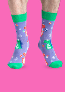 Цветные носки JNRB: Носки Добрый дракоша