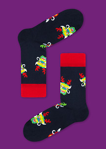 Цветные носки JNRB: Носки Праздничная маска