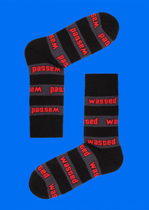 В полоску JNRB: Носки Wasted