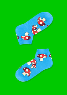 Цветные носки JNRB: Носки Мухомор