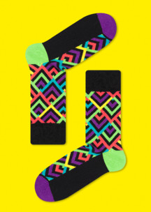 Цветные носки JNRB: Набор Много букв 7 пар