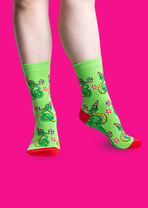 Цветные носки JNRB: Носки Яркая змея