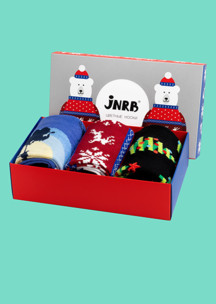 Красные JNRB: Набор Мишки в свитере