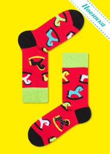 Цветные носки JNRB: Набор Огненная лошадь