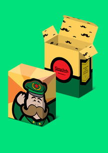 Подарочная упаковка Funny Socks: Коробка Настоящий полковник для 2-х пар