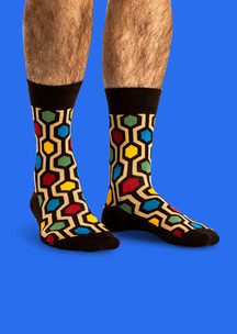 Цветные носки JNRB: Носки Медовые соты