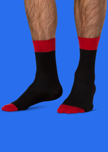 Цветные носки JNRB: Носки Клюква на коньяке