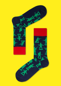 Цветные носки Funny Socks: Чемодан - лучший подарок (с 21 парой носков)